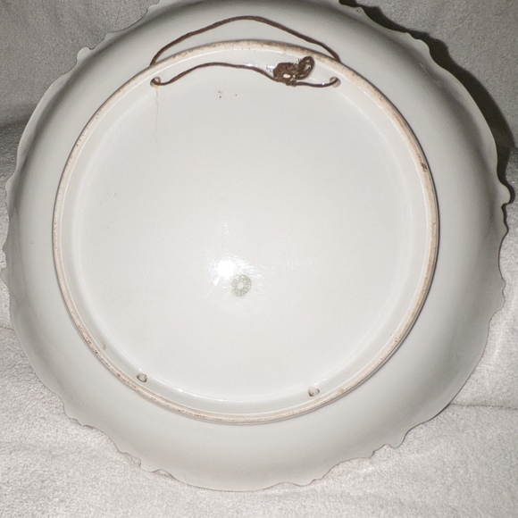 Antique French Limoges Snipe birds charger plate signed Dubois. - Picture 5 of 8